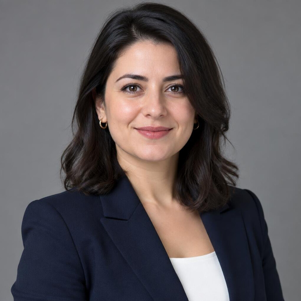 Turkish female crisis management director portrait