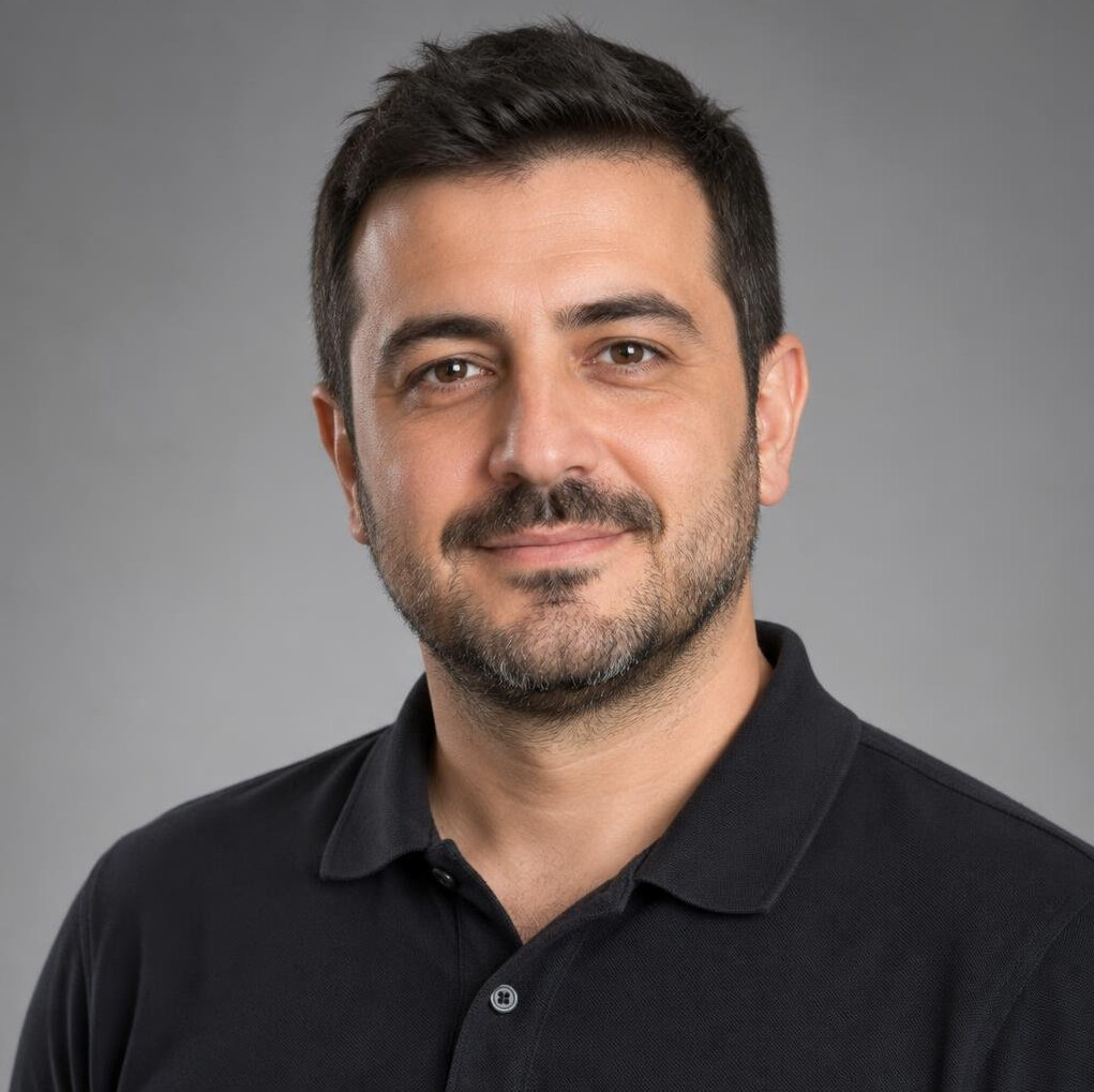 Turkish male production technology specialist portrait